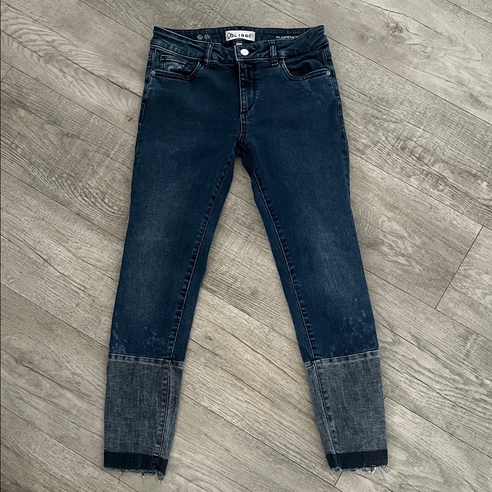 DL1961 Florence Instasculpt midrise cropped jeans, 26” waist